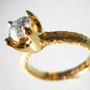 Blissed - White Diamond Engagement Ring